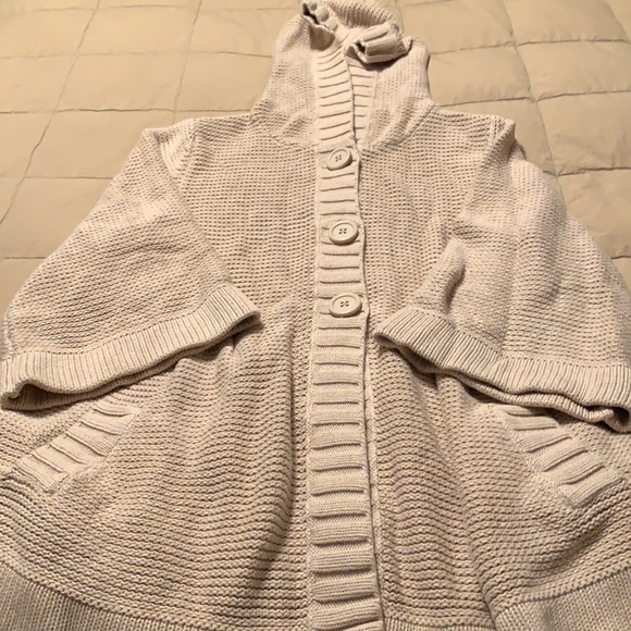 Mossimo Sz XL (2) heavy gauge sweaters in gray and tan. Versatile, comfy & warm. - Picture 4 of 8